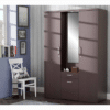 Engineered Wood Double Door Wardrobe Cum Dressing Table | Bamboo