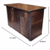 Wooden Office table | Study Table | Brown