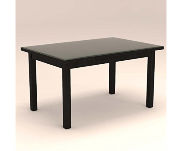 Border Designed Six Seater Dinning Set with Glass Table Top