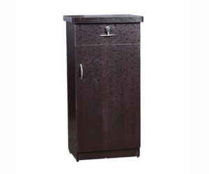 Leaf and Flower Textured Single Door Shoe Rack