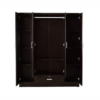 Engineered Wood Four Door Wardrobe in Wenge Finish