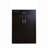 Engineered Wood Shoe Cabinet Dark Brown with Drawer And Shelve