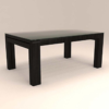Glass Dinning Set with Six Seater and Fishbone Styled