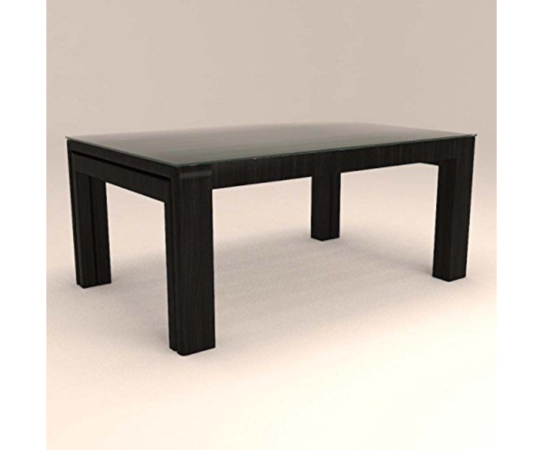Glass Dinning Set with Six Seater and Fishbone Styled