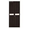 4 Double Door Wardrobe with 7 Shelves and1 Drawer | Dark Brown