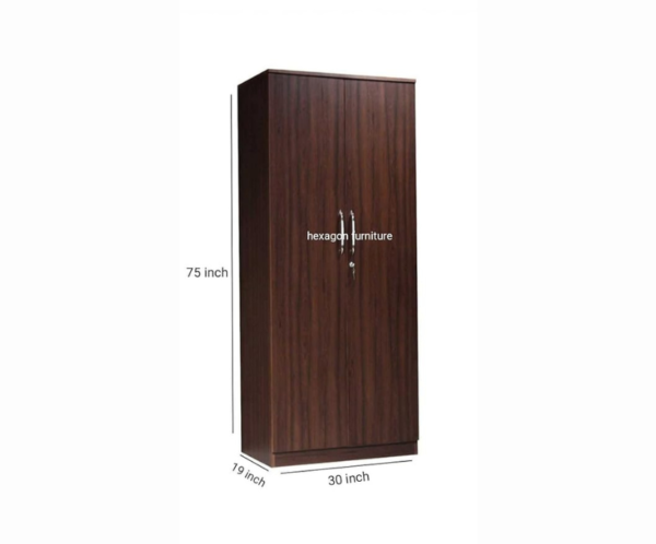 4 Double Door Wardrobe with 1 Drawer and 3 Shelves | Maroon Color