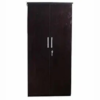 Modern Double Door Leaf Textured Wardrobe
