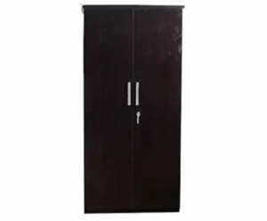Modern Double Door Leaf Textured Wardrobe