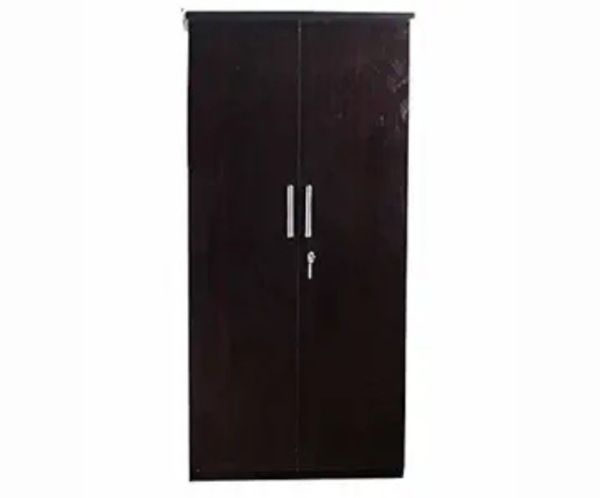 Modern Double Door Leaf Textured Wardrobe