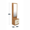 Dressing Table with Drawer and Mirror