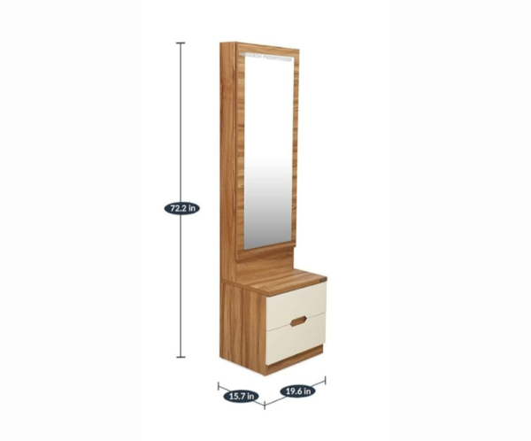 Dressing Table with Drawer and Mirror