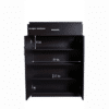 Engineered Wood Shoe Cabinet Dark Brown with Drawer And Shelve