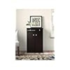 Engineered Wood Shoe Cabinet | Shoe Rack in Dark Brown Colour