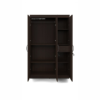 Three Door Wardrobe with Drawer for Bedroom | Wenge Finish