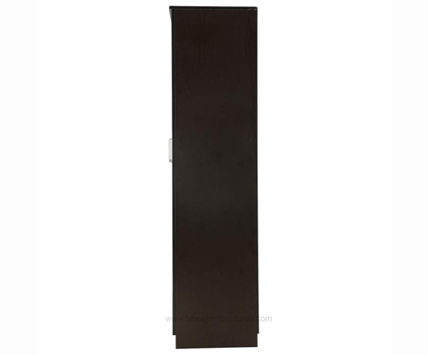 Double Door Wardrobe in Wooden Texture