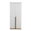 Double Doors Modular Wardrobe | Walnut and White